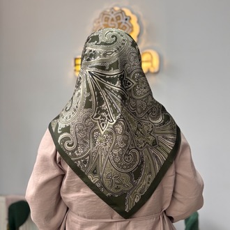 HİNT İPEK Etnik Desen Vual İpek Eşarp (12 RENK) 1047