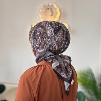 Etnik Desen Soft Eşarp 2 (15 RENK) 1052