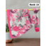 Pastel Çiçek Desen Bambu Kraş Şal (17 RENK) 1088