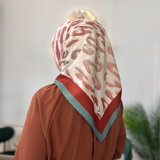 Renk Cümbüşü Desen Bambu Kraş Eşarp (10 RENK) 1049