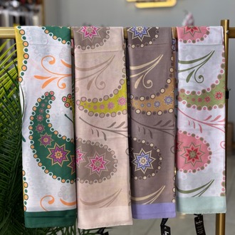 Stella Desenli Soft Pamuksu Şal (12 RENK) 1015