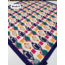 LEVİRDOR Pastel Geometrik Desen Violet Eşarp (11 RENK) 1065
