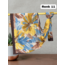 Pastel Çiçek Desen Bambu Kraş Şal (17 RENK) 1088