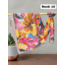 Pastel Çiçek Desen Bambu Kraş Şal (17 RENK) 1088