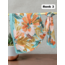 Pastel Çiçek Desen Bambu Kraş Şal (17 RENK) 1088