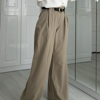 keten kemerli pantolon