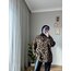 Kahve Leopar Hırka