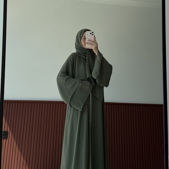 premium abaya yeşil