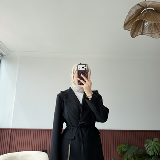 Dantel detaylı Blazer