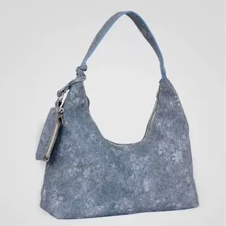 Kot Cüzdanlı Trend Baget Kadın Denim Omuz Çantası