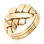 14K GOLD 4 BAND X DESIGN PUZZLE RİNG wholesale 10 rings