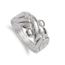 925k silver 4 band puzzle ring	