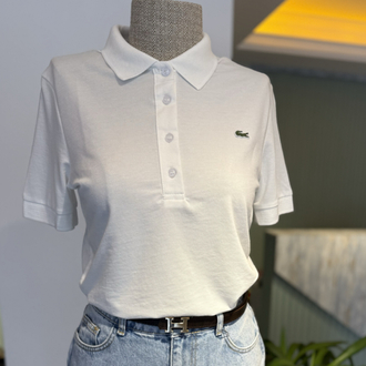 Lacoste beyaz tshirt