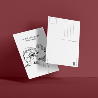 2'li Kartpostal Seti "Koç" – "Mürekkep" Serisi