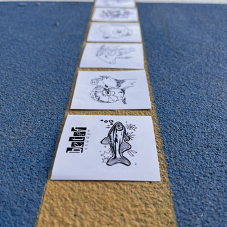 Sticker 7'li Set – Mürekkep ve Düşler