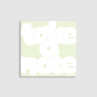 Tipografik Notepad (Not Kağıdı) - "This is what it is!" Serisi
