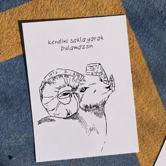 2'li Kartpostal Seti "Koç" – "Mürekkep" Serisi
