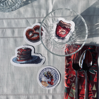 Orta Boy Tekli Sticker - Türk Kahvaltısı