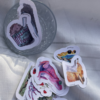 Orta Boy Tekli Sticker - Dondurma