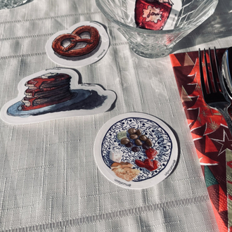 Orta Boy Tekli Sticker - Türk Kahvaltısı