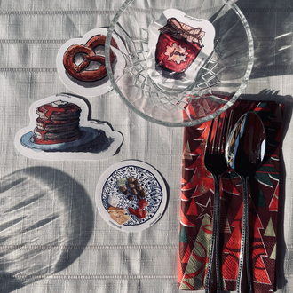 Watercolor Random Sticker Pack - 4’lü Karışık Sticker Seti