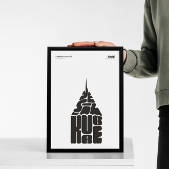 Yeşil Kubbe Poster – Konya Duvar Dekoru, Mimari İllüstrasyon, Şehir Posteri