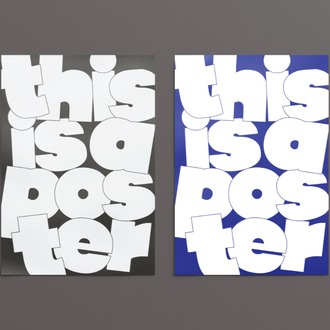 This Is A Poster - Tipografik Poster - "This is what it is!" Serisinden