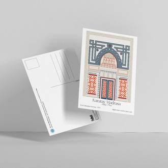 Karatay Medrese Taçkapı Kartpostal -  "Motif" Serisi - Konya Temalı Mimari Kartpostal