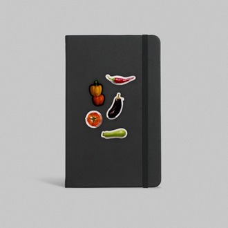 Sebzeler Sticker Pack | Dekoratif Sebze Sticker Seti (10x10 cm)