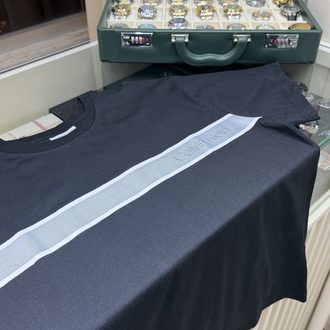 Calvin Klein Göğüs Baskılı Siyah T-Shirt
