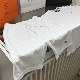Lacoste Premium Beyaz Şort Takım
