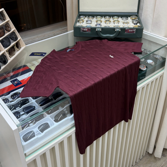 Polo Ralph Lauren Nakış Logo Mürdüm T-Shirt