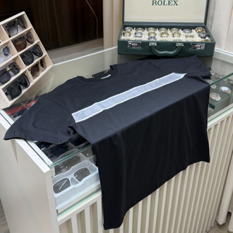 Calvin Klein Göğüs Baskılı Siyah T-Shirt