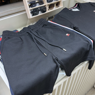 Tommy Hilfiger Kuşaklı Siyah Şort Takım