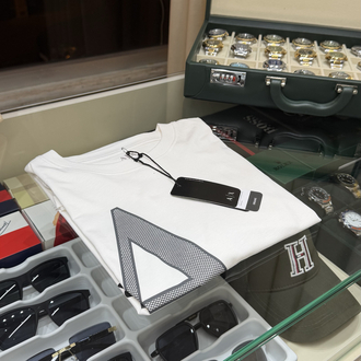 Armani Exchange Göğüs Baskılı Beyaz T-Shirt