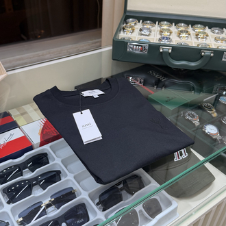 Ami Nakış Logo Siyah T-Shirt