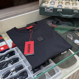 Hugo Göğüs Logo Siyah T-Shirt