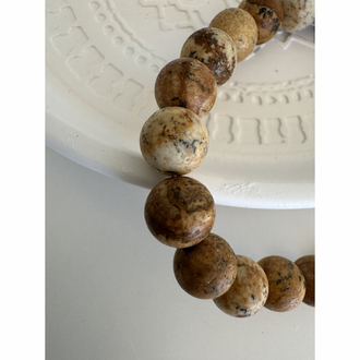 No. 923 / The Timeless Bark - Odun Jasper Unisex Doğal Taş Bileklik