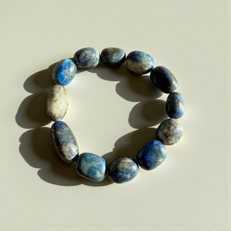 No. 910 / The Midnight Oracle - Amorf Kesim Lapis Lazuli Bileklik