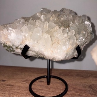 No. 506 / The Master Healer - Doğal Kristal Kuvars Küme Standlı