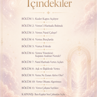 Vertex: Kader ve Mucize Kapısı | Astroloji PDF Rehberi