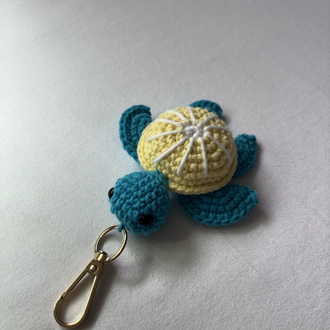 Meyveli Kaplumbağa Amigurumi Anahtarlık / Çanta Charmı