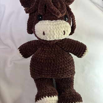 El Yapımı Amigurumi İskoç İneği