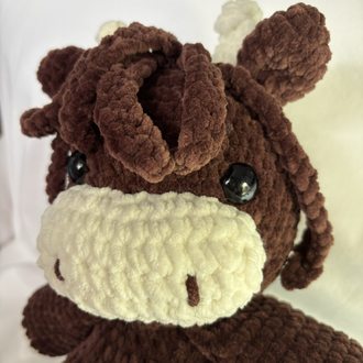 El Yapımı Amigurumi İskoç İneği