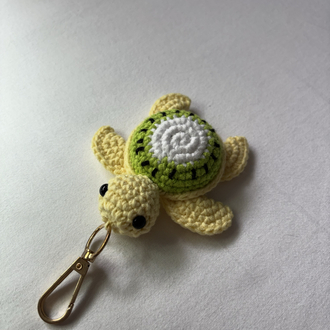 Meyveli Kaplumbağa Amigurumi Anahtarlık / Çanta Charmı