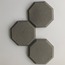 Sekizgen Beton Bardak Altlığı 4'lü Set