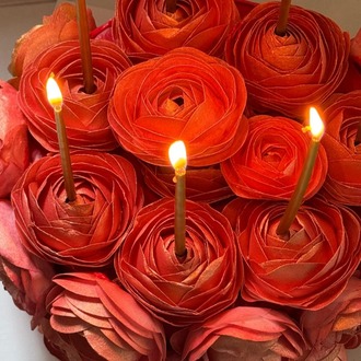 Dreamy Wafer Paper Cake