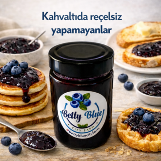 Klasik Yaban Mersini Reçeli (Bol Meyve) – 400 gr