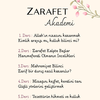 Zarafet Akademi