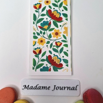 YENİ Etnik Desen Uzun Defter